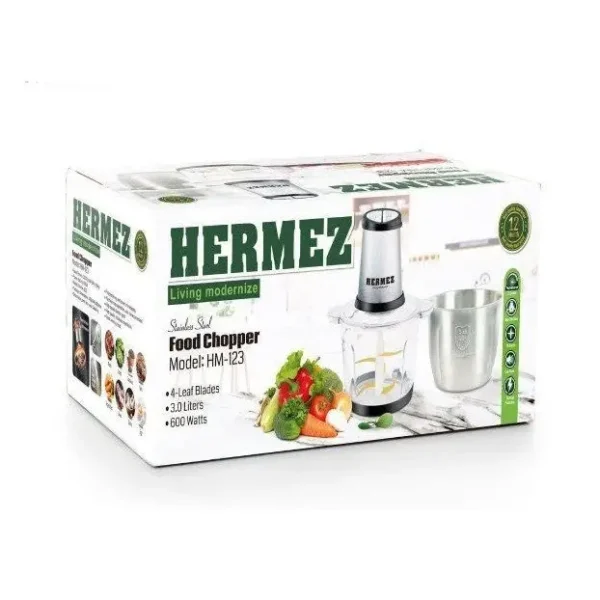 خردکن برقی سه کاسه هرمز مدل HM-123