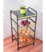 جای سیب زمینی و پیاز کاوه مدل کشویی 3 طبقه - تصویر 2