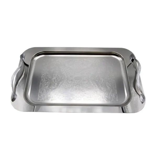 سینی تمام استیل دسته ماری دردوسایز