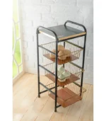 جای سیب زمینی و پیاز کاوه مدل کشویی 3 طبقه - تصویر 3