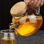 قوری پیرکس درب بامبو - تصویر 3